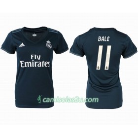 Camisolas de Futebol Real Madrid BALE 11 Mulher Equipamento Alternativa 2018/19 Manga Curta